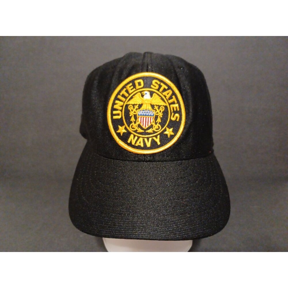 U.S. NAVY Hat/Cap Adjustable Snapback Black Hat